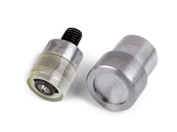 Bat za gumbe z vijakom Ø15 mm - nikelj