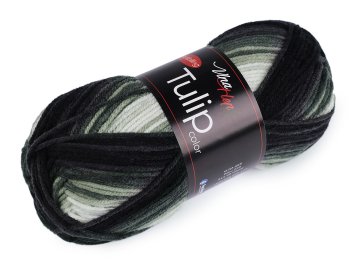 Pletena preja Tulip color 100 g - (5218) temno siva