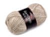 Vlna-Hep Pletena preja Bambusove nogavice / nogavica 100 g - (7909) bež