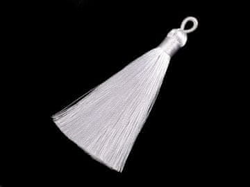 Striček dolžine 80 mm - bel (10 kosov)