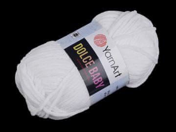 Pletena preja Dolce Baby 50 g - (741) bela