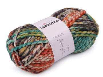 Pletena preja Revolution 150 g - (1616) rjava