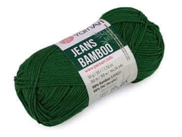 Pletena preja Jeans Bamboo 50 g - (139) zelena