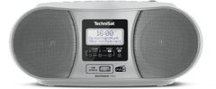 Technisat DIGITRADIO 1990, radijski sprejemnik DAB+/CD, srebrn