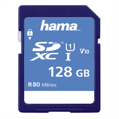 Hama SDXC 128 GB razreda 10, UHS-I 80 MB/s