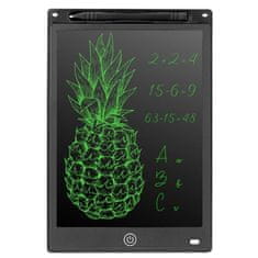 Kruzzel LCD grafična tablica za risanje 12" XXL-ČRNA