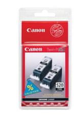 Canonova kartuša PGI-520Bk Black (PGI520BK) Dvojno pakiranje/ 2x črna / 2x 19ml