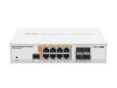 Mikrotik Switch Cloud Router +L5, 400MHz, 128MB RAM, 8x GLAN POE, 4x SFP, PSU; namizni računalnik
