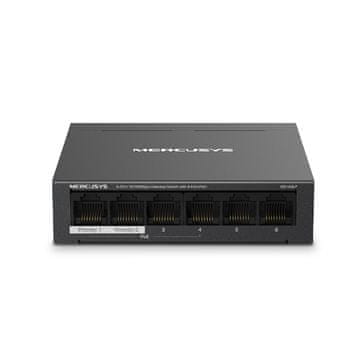 Mercusys MS106LP 6xFE namizno stikalo 4xPoE+