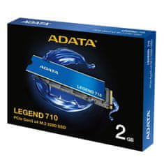 A-Data LEGEND 710/2TB/SSD/M.2 NVMe/Blue/Heatsink/3R