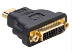 Akyga adapter DVI-F/HDMI-M/Duplex/črna