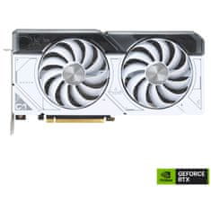ASUS Dual GeForce RTX 4070 SUPER White OC 12GB GDDR6X grafična kartica (90YV0K84-M0NA00)