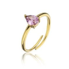 Emily Westwood Očarljiv prstan Presley EWR23055G iz rožnatega zlata