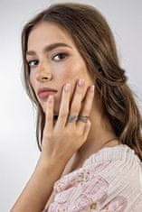 Emily Westwood Eleganten odprt prstan iz jekla Anastasia EWR23029S