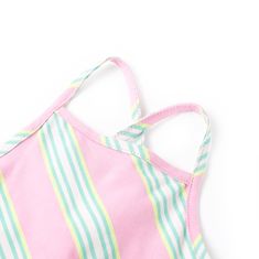 Vidaxl Otroška obleka brez rokavov z vrvico svetlo roza 92
