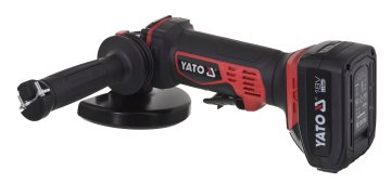 YATO 18V kotni brusilnik s 2 akumulatorskima baterijama