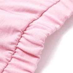 Vidaxl Otroške kratke hlače z obrobo roza 128