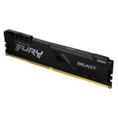 Kingston Fury Beast RAM pomnilnik, 128 GB, 3600 MHz, DDR4, CL18, 4 kos (KF436C18BBK4/128)