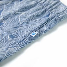 Vidaxl Otroške kratke hlače z vrvico temno modre 116
