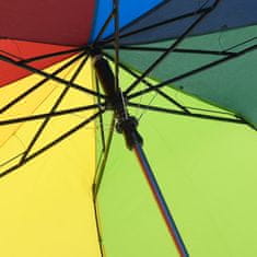 Vidaxl Zložljivi dežnik večbarvni 124 cm