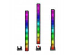 CoZy LED RGB svetilka z animacijo po zvoku - 18 cm