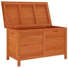 Vidaxl Vrtna škatla za shranjevanje 99x49,5x58,5 cm trden les jelke