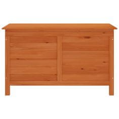 Vidaxl Vrtna škatla za shranjevanje 99x49,5x58,5 cm trden les jelke