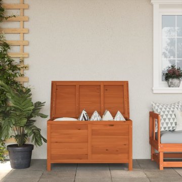Vidaxl Vrtna škatla za shranjevanje 99x49,5x58,5 cm trden les jelke