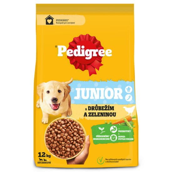 Pedigree zrnca z govedino in zelenjavo za odrasle pse, 12 kg