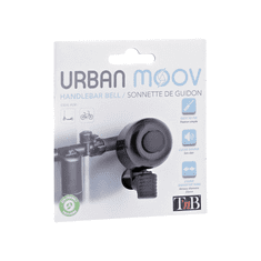 Urban Moov zvonec za kolo ali električni skiro, črn