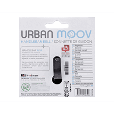 Urban Moov zvonec za kolo ali električni skiro, črn