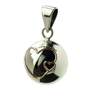 Bola nosečniški zvonček ESSENTIALS Double hearts