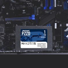 Patriot P220 SSD disk, 1TB, SATA 3, 2.5 (P220S1TB25)