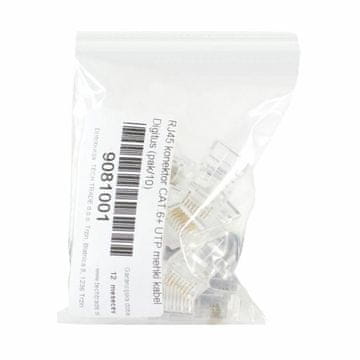 Digitus RJ45 konektor CAT.6+ UTP mehki kabel AK-219602 (pak/10)