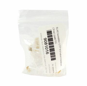 Intellinet RJ45 konektor CAT.5e UTP trdi kabel pak/10 502399