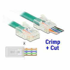 Delock RJ45 konektor CAT.6 UTP Crimp & Cut pak/20 86453