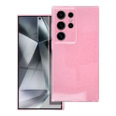 OEM CLEAR CASE 2 mm BLINK etui za SAMSUNG S24 Ultra roza