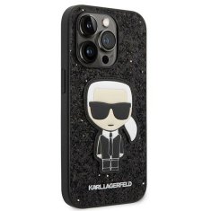 Karl Lagerfeld Ovitek Karl Lagerfeld za Apple iPhone 14 Pro - Glitter Flakes Ikonik