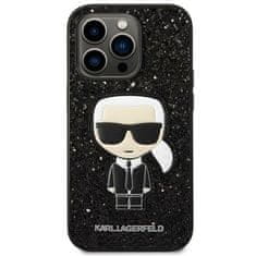 Karl Lagerfeld Ovitek Karl Lagerfeld za Apple iPhone 14 Pro - Glitter Flakes Ikonik