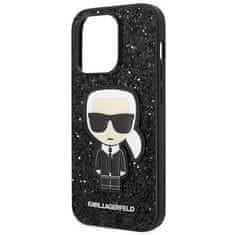 Karl Lagerfeld Ovitek Karl Lagerfeld za Apple iPhone 14 Pro - Glitter Flakes Ikonik