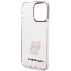 Karl Lagerfeld Ovitek Karl Lagerfeld za Apple iPhone 14 Pro - Choupette Body Pink