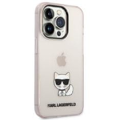 Karl Lagerfeld Ovitek Karl Lagerfeld za Apple iPhone 14 Pro - Choupette Body Pink