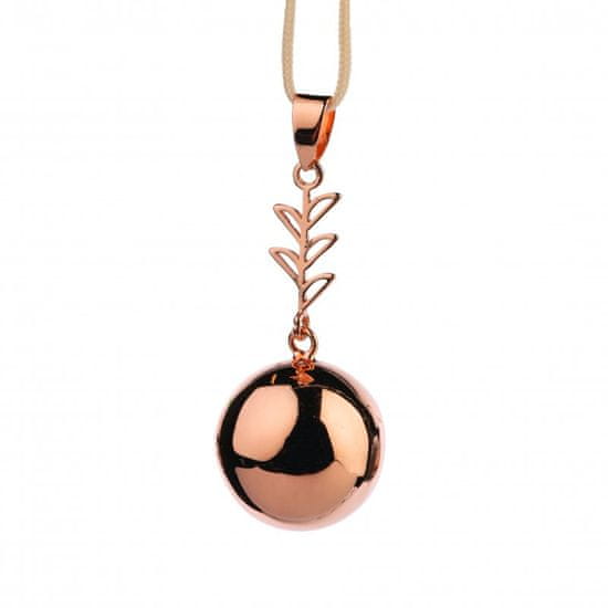 Bola nosečniški zvonček FANTASY Rose gold leaf