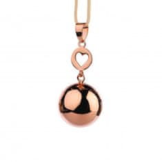 Bola Nosečniški zvonec FANTASY Rose gold heart