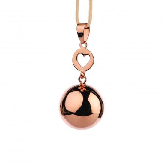 Bola Nosečniški zvonec FANTASY Rose gold heart