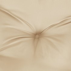 Vidaxl Blazina za kavč iz palet bež 80x40x12 cm blago