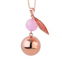 Bola Nosečniški zvonec FANTASY Rose gold perl list