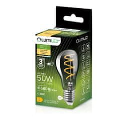 LUMILED 6x LED žarnica E27 A60 6W = 50W 660lm 2200K Topla bela 360° Filament SMOKY