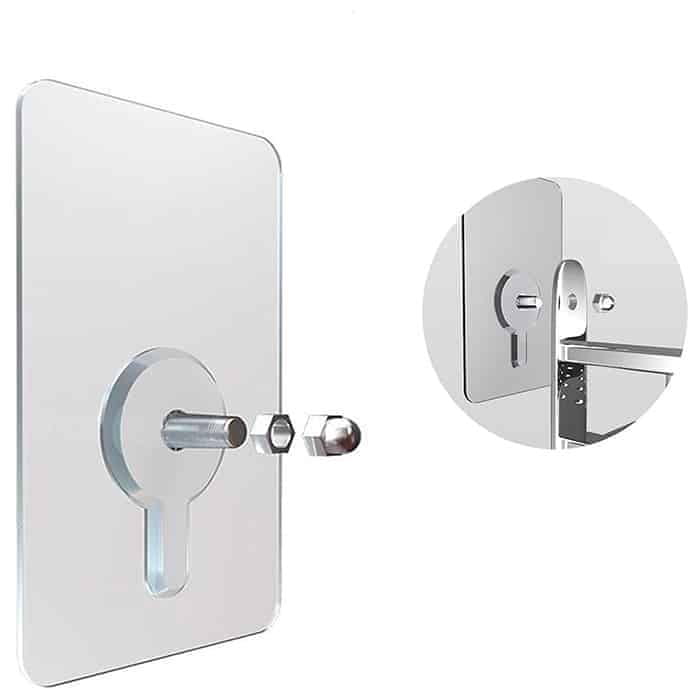 Netscroll Samolepilni obešalnik, samolepilne kljukice za obešanje, 10 kosov samolepljivih kljuk za obešanje, izjemno močno lepilo, nosilnost do 6kg, primeren za različne površine, AdhesiveHooks