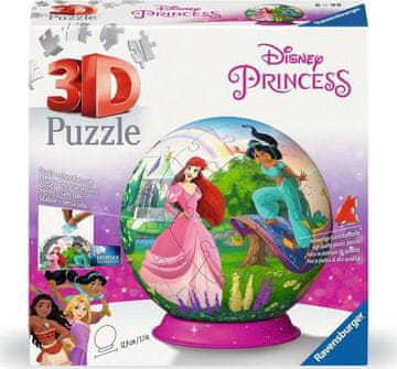 Ravensburger 3D Puzzleball Disneyjeve princese 73 kosov